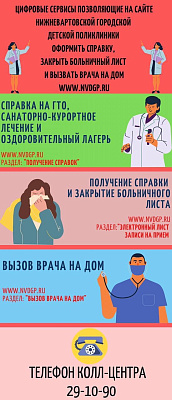 Цифровой сервис нижневартовской городской детской поликлиники
